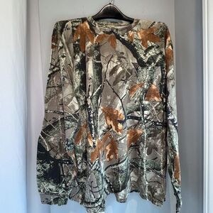 Outfitters Ridge Camo Shirt Mens XL Fusion 3D 100% Cotton Outdoor Hunting Tee